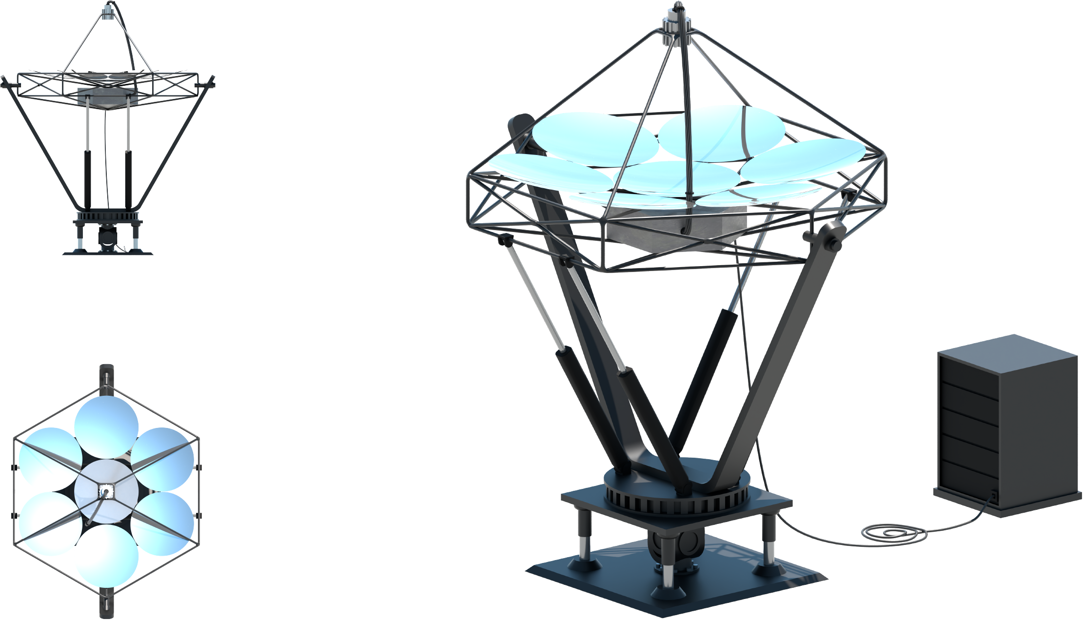 Ground laser telescope